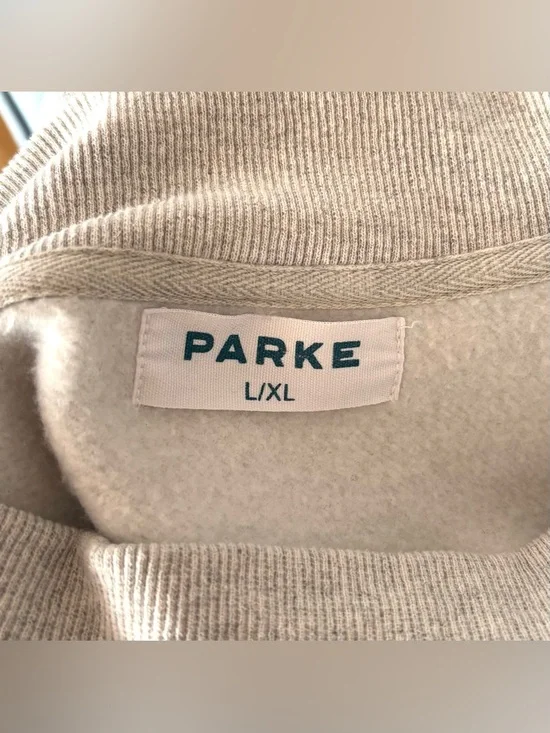 PARKE New York Sweatshirt Mock Neck Limited Edition NYC Taxi Size L/XL - Picture 8 of 10